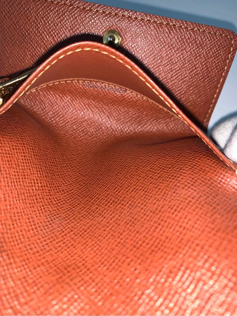 Louis Vuitton Brown and Gold Monogram Wallet